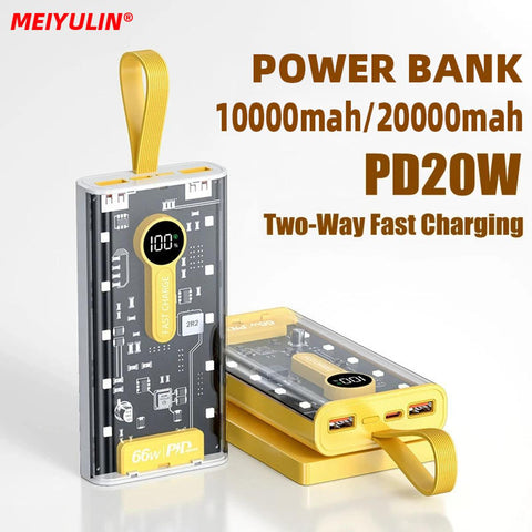 Original 20000 mAh 66W Power Bank Large Capacity