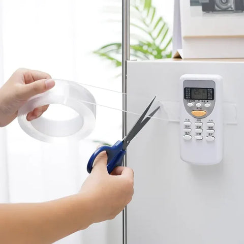 Nano Tape | 5M Double-Sided Transparent Tape | Reusable, Washable & Traceless Gel Grip for Home & Office