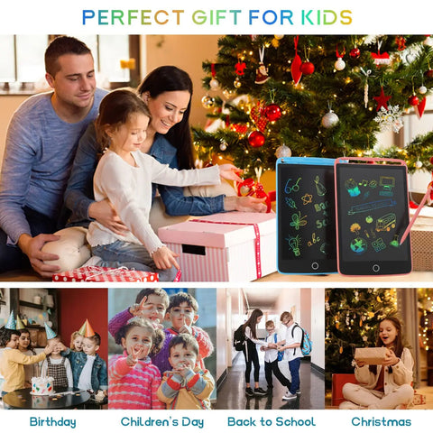 4-in-1 Sank Magic Book Practice + 6.5-Inch Multi-Color LCD Electronic Writing Tablet  | Premium Quality