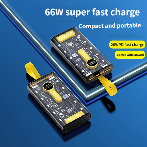 Original 20000 mAh 66W Power Bank Large Capacity